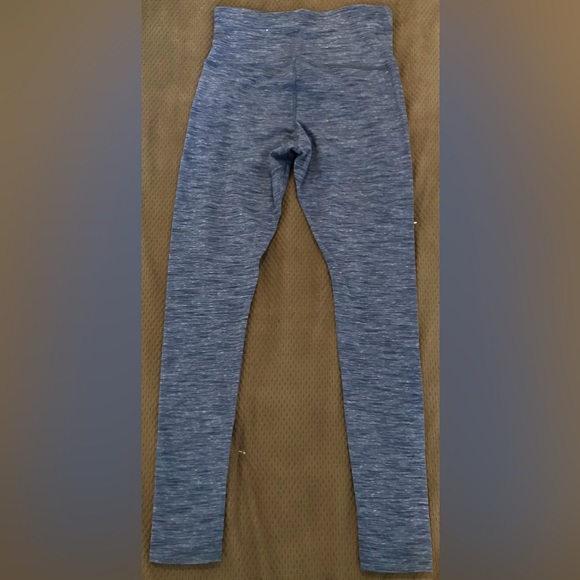 NWOT Jockey Heather Blue Speckled Running Leggings - S - Picture 6 of 7